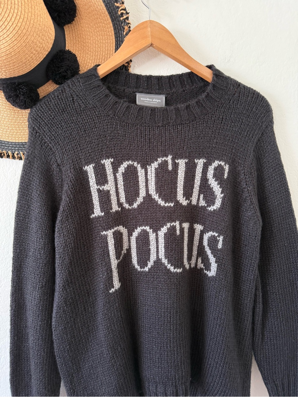 Wooden Ships Hocus Pocus Wool Mohair Knit Sweater Size X/S NWT Halloween Fall - Picture 7 of 10